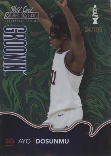 その他 ayo dosunwo sign card Ayo Dosunmu 2022 WILD CARD ALUMINATION ROOKIE CARD #ABC-7