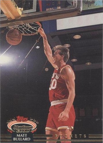 1992-93 Topps Stadium Club - Matt Bullard #328