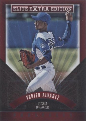 2015 Panini Elite Extra Edition - Yadier Alvarez #18