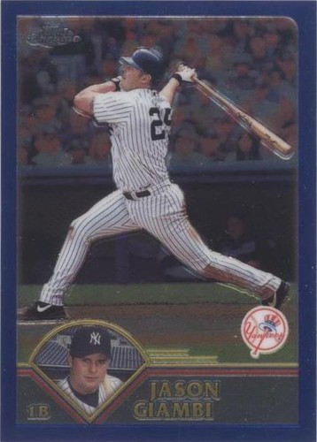 2003 Topps Chrome - Jason Giambi #182
