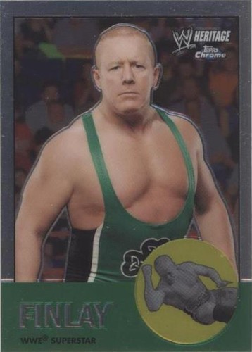 2007 Topps Heritage WWE Chrome Heritage II - FIT Finlay #17