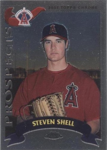 2002 Topps Chrome Traded & Rookies - Steven Shell #T256