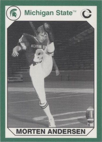 1990 Collegiate Collection Michigan State Spartans Morten Andersen #93