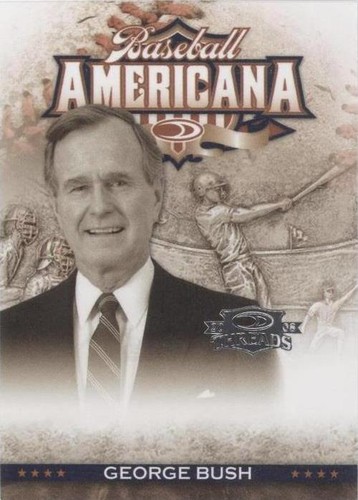 2008 Donruss Threads - George H.W. Bush #BA-50