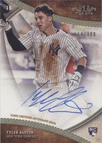 2017 Topps Tier One - Tyler Austin #BOA-TAU