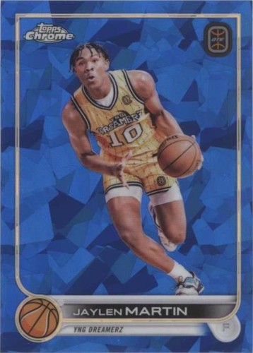 2022-23 Topps Chrome OTE Overtime Elite Sapphire Edition - Jaylen Martin #8
