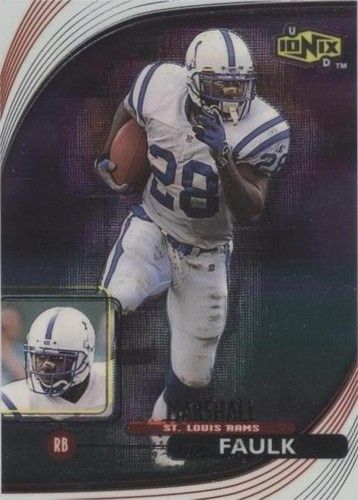 1999 UD Ionix Marshall Faulk #24