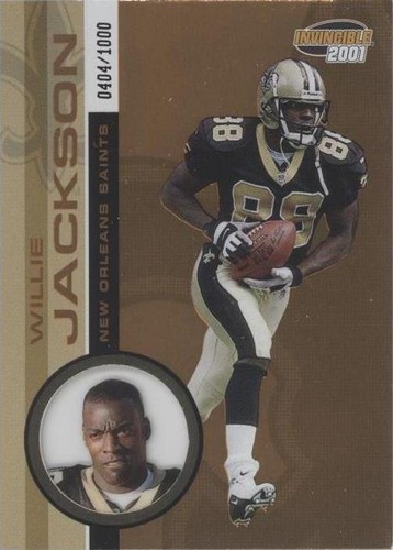 2001 Pacific Invincible Willie Jackson #150