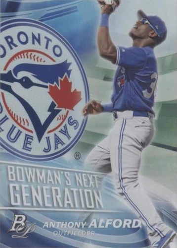 2017 Bowman Platinum - Anthony Alford #BNG-AA