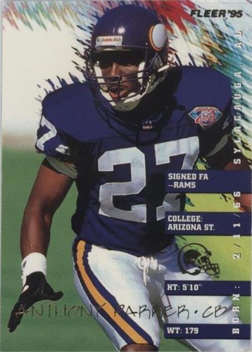1995 Fleer Anthony Parker #239