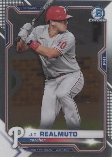 2021 Bowman Chrome - J.T. Realmuto #18
