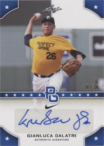 2015 Leaf Perfect Game National Showcase - Gianluca Dalatri #PG-GD1