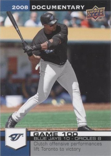 2008 Upper Deck Documentary - Frank Thomas #2990