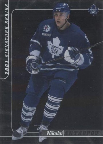 2000-01 In the Game Be A Player Signature Series - Nik Antropov #176