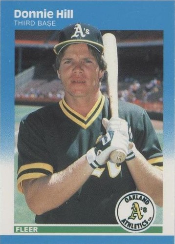 1987 Fleer - Donnie Hill #394