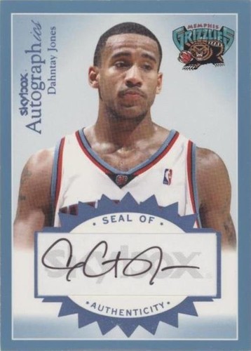 2003-04 Skybox Autographics - Dahntay Jones #A-DJ