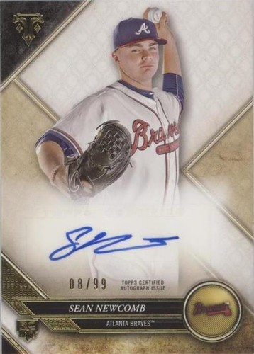 2017 Topps Triple Threads - Sean Newcomb #RA-SN