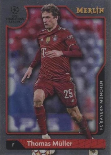 2021-22 Topps Merlin Collection Chrome UCL Thomas Müller #135