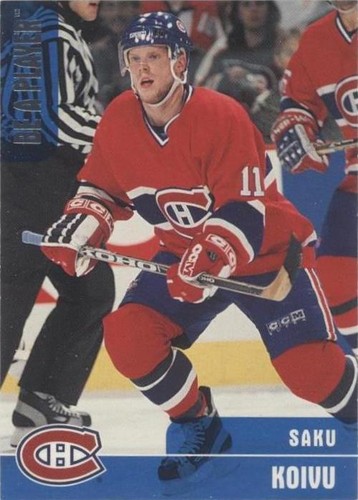 1999-00 In the Game Be A Player Memorabilia - Saku Koivu #185