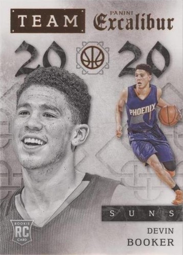 Devin Booker 2015-16 Panini Prizm RC Rookie Card #308 - PSA