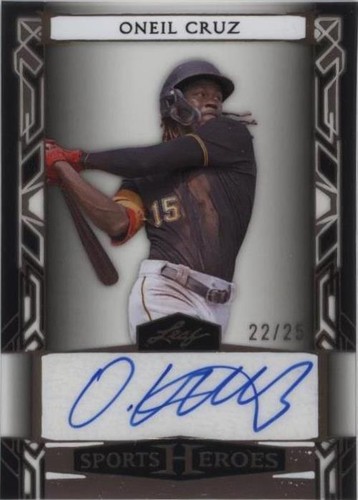 2024 Leaf Metal Sports Heroes - Oneil Cruz #BA-OC1
