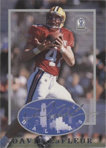 1997-98 Score Board Autographed Collection David LaFleur #34