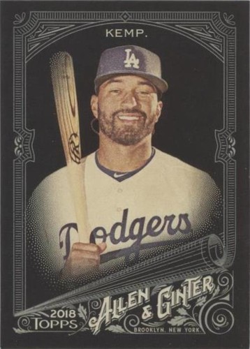 2018 Topps Allen & Ginter's X - Matt Kemp #101