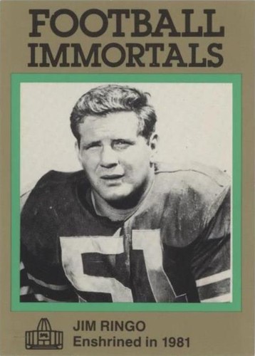 1985-88 Football Immortals Jim Ringo #103