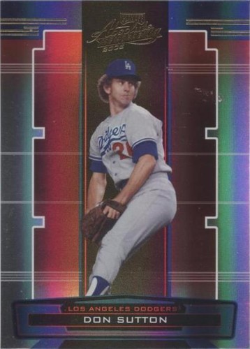 2005 Playoff Absolute Memorabilia - Don Sutton #116