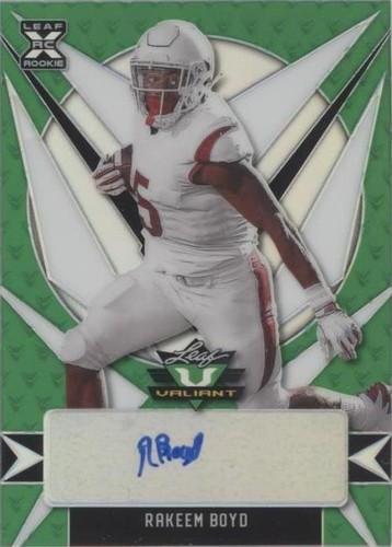 2021 Leaf Valiant Rakeem Boyd #BA-RB1