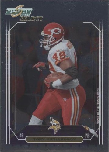 2006 Score Select Tony Richardson #140