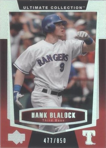 2003 Upper Deck Ultimate Collection - Hank Blalock #56