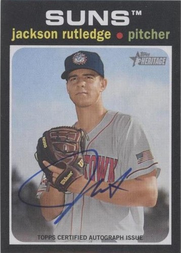 2020 Topps Heritage Minor League Edition - Jackson Rutledge #ROA-JR