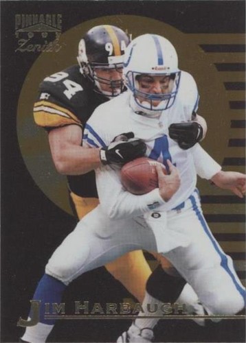1997 Pinnacle Zenith Jim Harbaugh #66