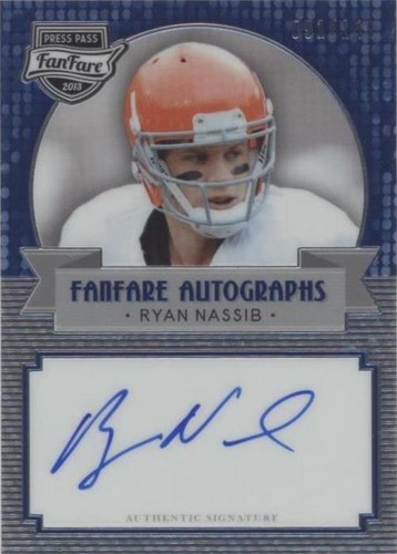 2013 Press Pass Fanfare Ryan Nassib #FF-RN