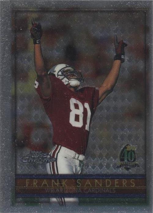 1996 Topps Chrome Frank Sanders #71