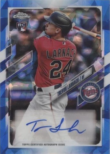 2021 Topps Chrome Update Series Sapphire Edition - Trevor Larnach #RA-TL