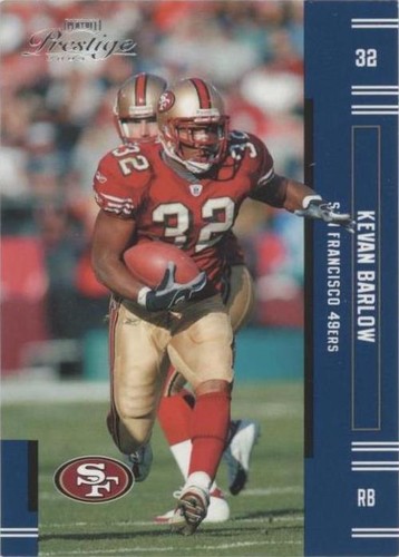 2005 Playoff Prestige Kevan Barlow #119