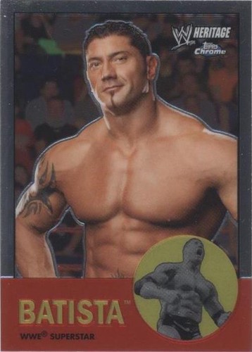 2007 Topps Heritage WWE Chrome Heritage II - Batista #2