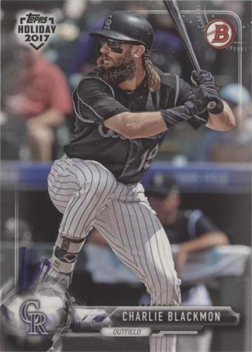 2017 Topps Holiday Bowman - Charlie Blackmon #TH-CBL