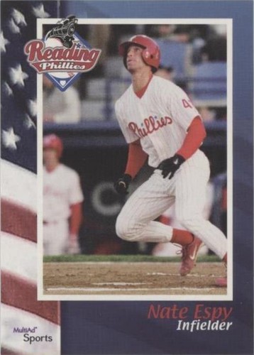 2002 MultiAd Sports Reading Phillies - Nate Espy #6