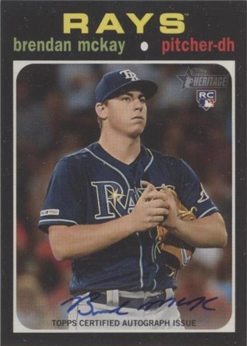 2020 Topps Heritage - Brendan McKay #ROA-BM