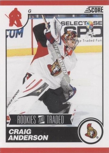 2010-11 Score Rookies & Traded - Craig Anderson #575