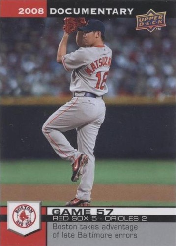 2008 Upper Deck Documentary - Daisuke Matsuzaka #1547