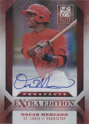 2013 Panini Elite Extra Edition - Oscar Mercado #136