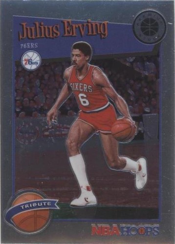 2019-20 Panini NBA Hoops Premium Stock - Julius Erving #293
