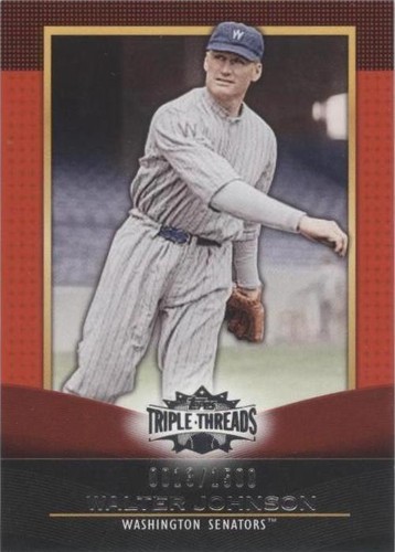 2011 Topps Triple Threads - Walter Johnson #82