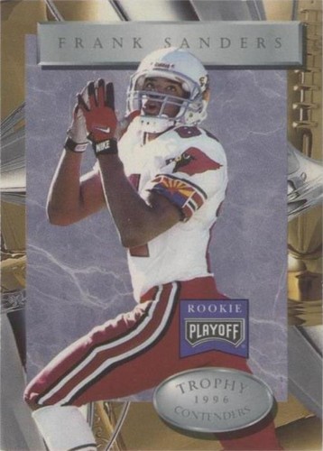 1996 Playoff Trophy Contenders Frank Sanders #50