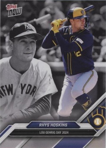 2024 Topps Now Lou Gehrig Day - Rhys Hoskins #LGD-21
