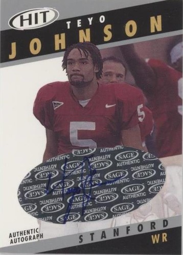 2003 SAGE Hit Teyo Johnson #A40